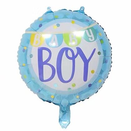 Balão foil com hélio "BABY BOY" (+6,50€)